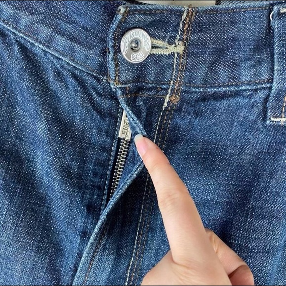 LEVI’S 514 Slim Straight Dark Wash Jeans | W38 L32 - Picture 3 of 8